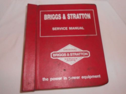 BRIGGS &amp; STRATTON SERVICE MANUAL, USED