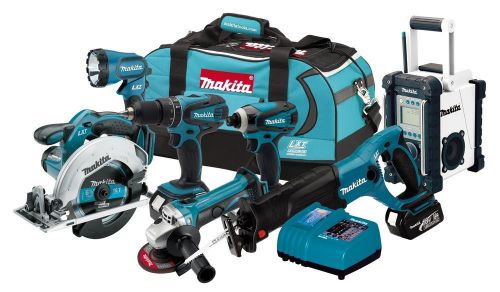 Makita 7 piece tool18-volt lxt lithium-ion cordless 7-piece combo free shipping for sale