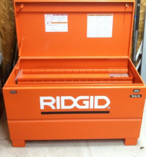 Ridgid Storage Chest Tool Box Jobox Gang Box Like New!