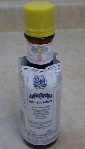 ANGOSTURA AROMATIC COCKTAIL BITTERS 4 OZ NEVER OPENED BOTTLE