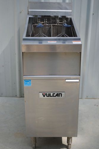 Vulcan 1er50a 50lb electric 480v deep fryer for sale