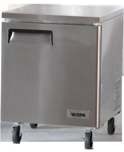 Bison 1 door stainless 27&#034; undercounter freezer buf-27 , free shipping !!! for sale