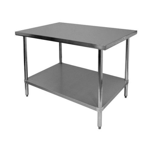 All stainless steel work table 30&#034;x60&#034; nsf - flat top for sale