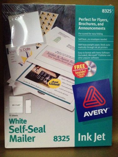 AVERY Self-Seal Mailer 8325.  Flyers, Brochures, Announcements. Factory Sealed