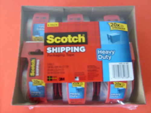 Scotch 3850 Heavy-Duty Packaging Tape in Sure Start Dispenser - 6 pk.   ?