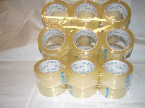 12 Rolls 2&#034; X 110 Yds. (330 ft,) Clear Carton Sealing Tape, Industrial Strength
