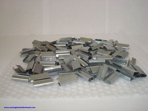 NEW    100  PC  / 1/2&#034; METAL POLY STRAPPING OPEN SEAL   13/32  1/2&#034;  WAS  $14.99
