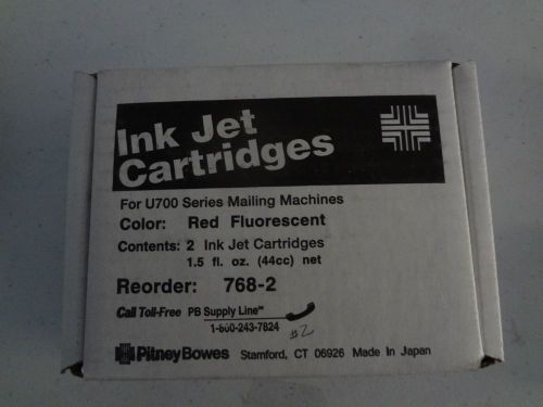 NEW Genuine Pitney Bowes 768-2 Red Fluorescent Ink for U700 Galaxy