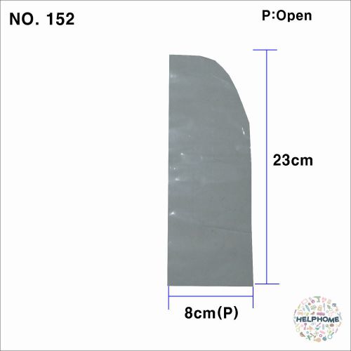 35 Pcs Transparent Shrink Film Wrap Heat Pump Packing 8cm(P) X 23cm NO.152
