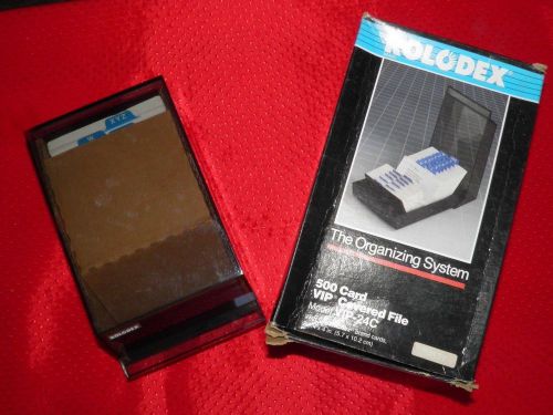 Rolodex 500 cardsVIP Covered File A-Z Guides  2 1/4 x 4 Cards VIP-24C Plastic