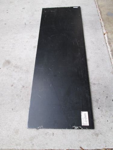 Polypropylene impact copolymer black plastic sheet 1/2&#034; x 19&#034; x 58&#034; n00m-00 uhmw for sale