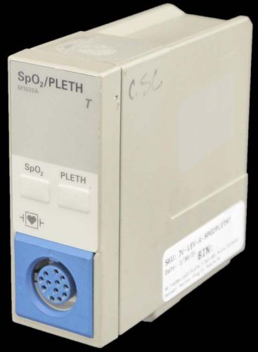 HP M1020A SpO2/PLETH T Opt-ABA Pulse Oximeter Patient Monitor Plug-In Module #2