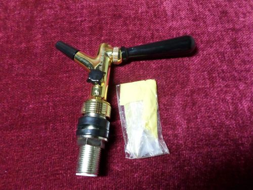 NEW! Beer Tap Handle Draft Faucet Flow Control CMB XM 5/8&#034; Gold