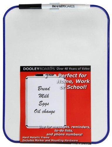 Dooley Vinyl Framed Dry Erase Board  8.5 x 11 Inches  1 Board (811MBVP)