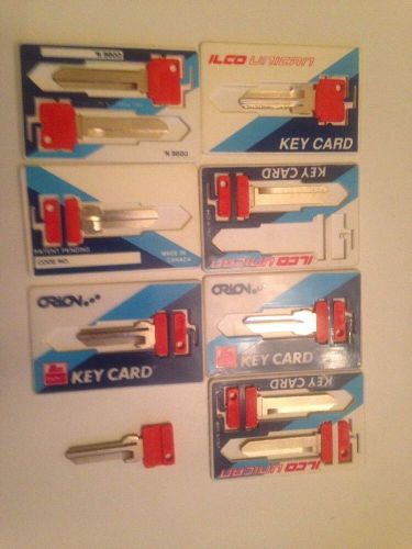 Ilco unican key card new lot for sale