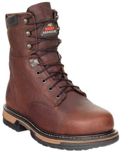 ROCKY FQ0006694 Work Boots,9,Wide,Welted,8inH,Brown,PR