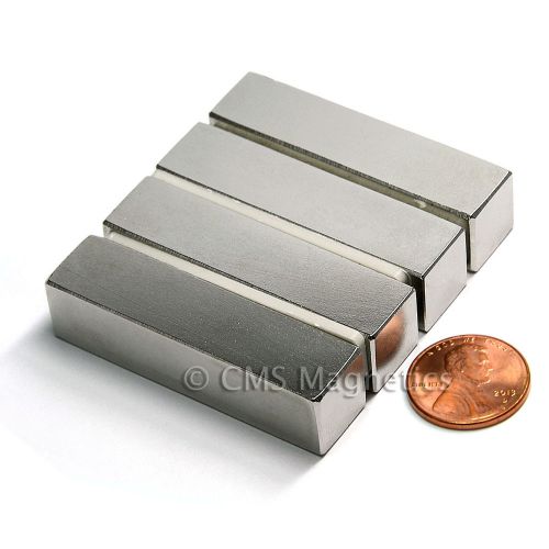 Neodymium Magnet N42 1/2x1/2x2&#034; NdFeB Rare Earth Magnets END POLES Lot 12