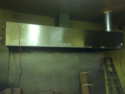 Commercial Restaurant Hood Complete w/ Ansul Fire Suppression System &amp; Dome Vent