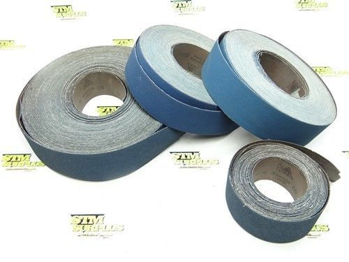 Lot of 4 sia shop rolls 2&#034; grit 80, 120, &amp; 180 for sale