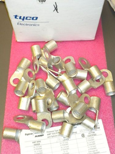 50 pcs tyco electronics solistrand ring tongue terminal part# 321872 for sale