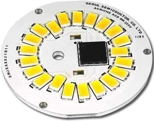 Seoul semiconductor, acrich2 ac 220 v, 8 w, 3000 k led lamp panel, led modulе for sale