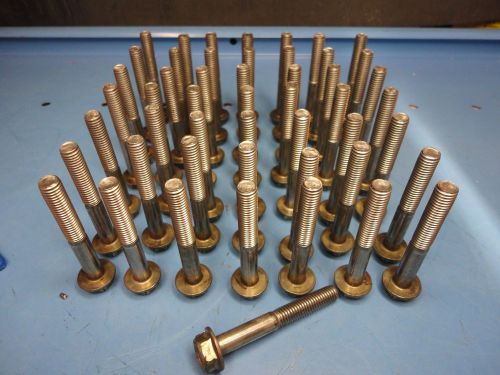 Made in u.s.a., 50 count lot, m8-1.25 x 60mm, metric hex flange bolt stainless for sale