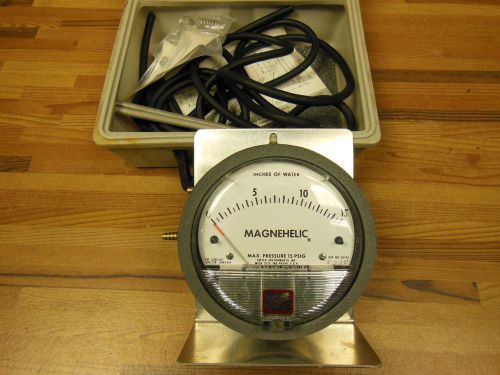 Magnehelic 15 PSIG max Dwyer gauge KIT