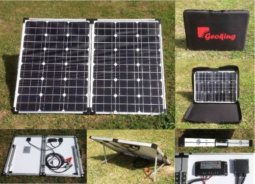 100w 12v foldable solar panel charging kit with charge controller ship from for sale
