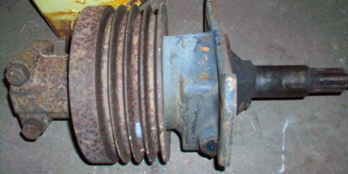 Drive unit four pulley from brush chipper