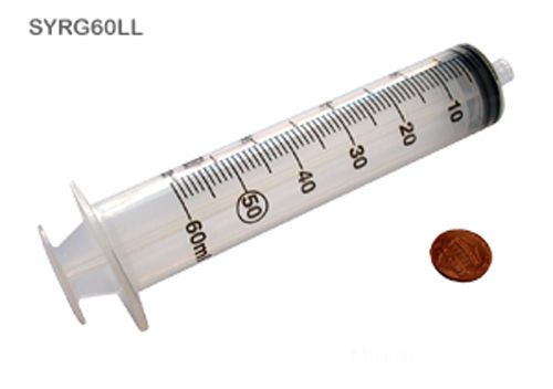 Syringe, 60ml (pack of 10) free shipping for sale