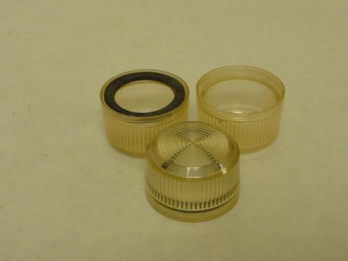 92850 Old-Stock, Cutler-Hammer 10250TC5N LOT-3 Plastic Lens, Clear, 30.5mm Size