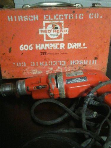Red Head 606 Hammer Drill