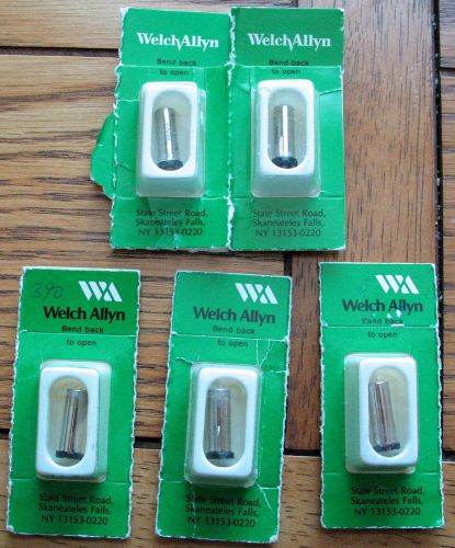 Lot of 5 WELCH ALLYN Replacement Bulbs No. 03000 Lamp New In Packages