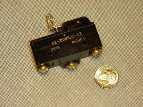 HoneyWell MicroSwitch BZ-2RW825-A2 Roller Snap Switch,15A, NEW!