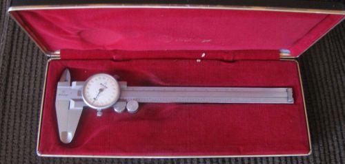Vintage Mitutoyo 6&#034; Dial Caliper No. 505-623 Made in Japan
