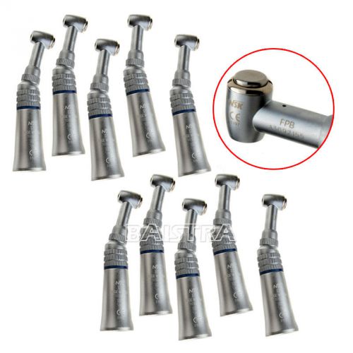 10 X Dental Slow Low Speed Handpiece Push Button  NSK Style Contra Angle hot