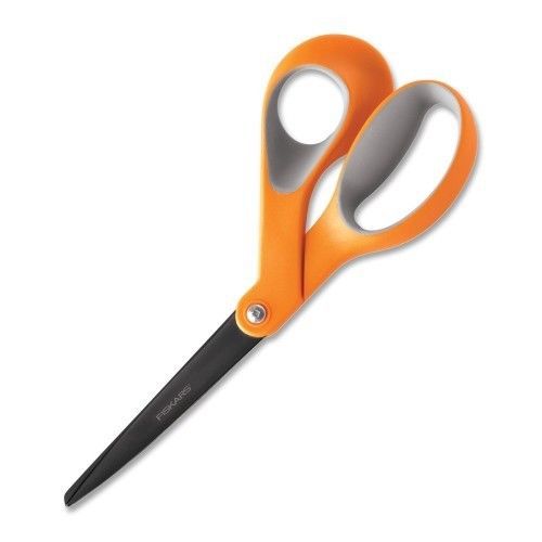 Fiskars Premier Non-Stick Titanium Softgrip Scissors, 8&#034; Length