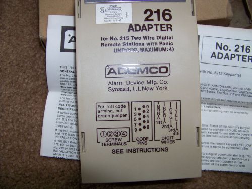 Ademco 216 Keypad Adapter