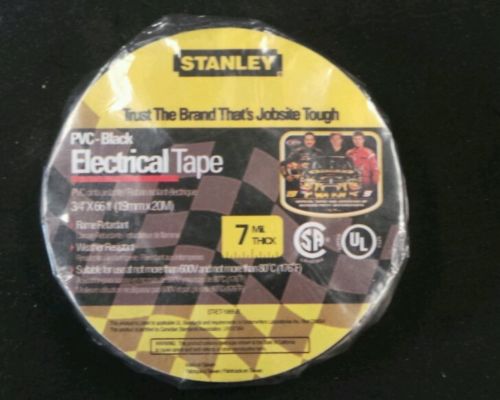 Stanley Black Electrical Tape