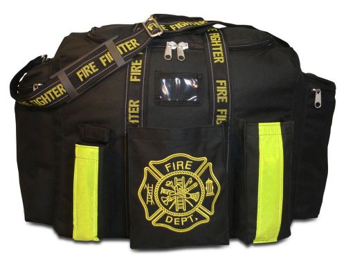 Black lightning x deluxe/premium firefighter turnout gear bag for sale