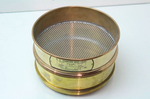 U.s. standard sieve / vwr no. 8 metric 2.36mm sae 0.0937 grid spacing and base for sale