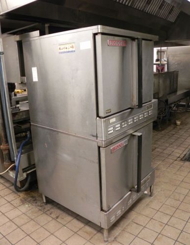 Blodgett natural gas double stack convection oven with jade range salamander for sale