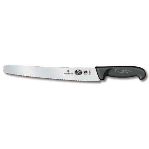 Victorinox fibrox wavy bread knife 10&#034; chef&#039;s knife 40547 forschner swiss army for sale