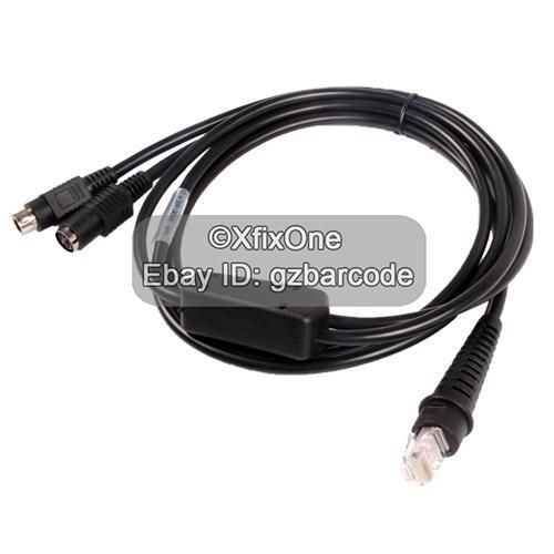 6ft ps/2 kbw cable compatible for honeywell hhp it3800 3800g 4600g 4620g 4820g for sale