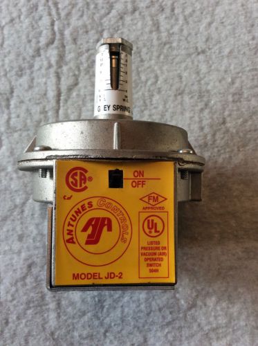 ANTUNES CONTROLS MODEL JD-2 RED SPRING PRESSURE SWITCH