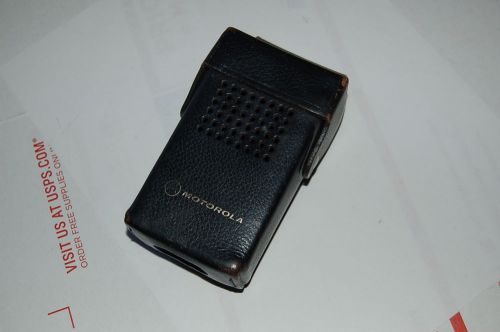Leather case for the motorola minitor ii pager take a look! for sale