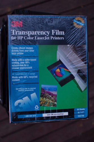 3M Transparency Film For Color Laserjet Printers CG3700 New Sealed