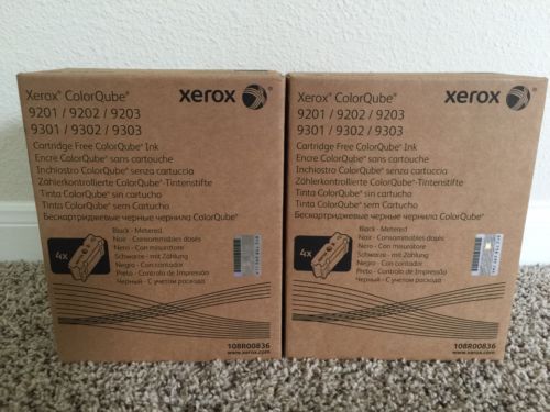 NIB Xerox ColorQube Inks For Xerox 9201, 9202, 9203, 9301, 9302 &amp; 9303 Machines