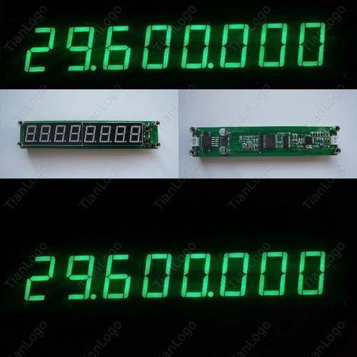 0.1-60MHz 20MHz~ 2.4GHz RF Singal Frequency Counter Meter LED display module GRE