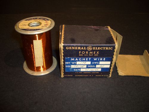 Vintage General Electric Formex Copper Magnet  Wire size .00175